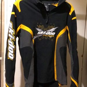 SkiDoo brand Fleece shirt + nylon underlayer (Medium)